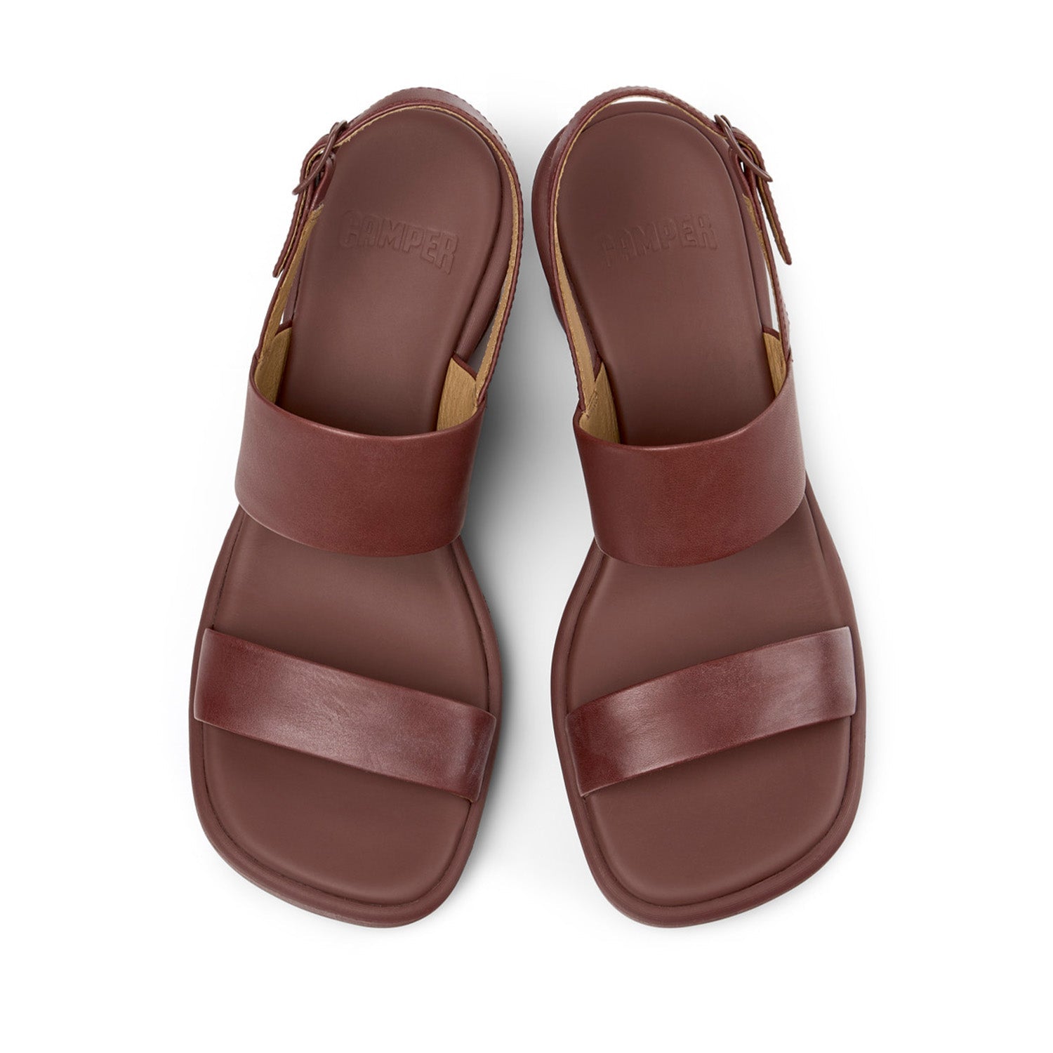 Camper Women's Louise Sandal K201915-003 In Burgundy