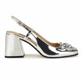 Nine West Women's Cast3 Silver M