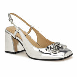 Nine West Women's Cast3 Silver M