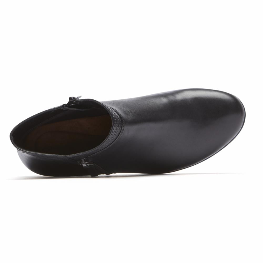 Bottines Carly pour femme de Rockport, noires, taille M