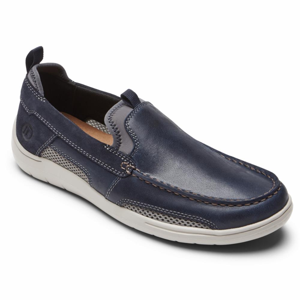 Dunham Fitsmart Mocassin D Fitsmart Bleu 4E pour homme