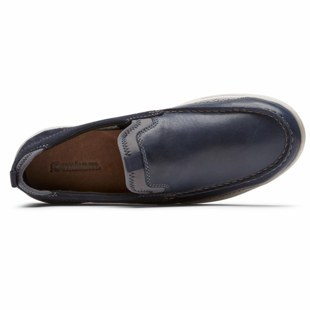 Dunham Fitsmart Mocassin D Fitsmart Bleu 4E pour homme