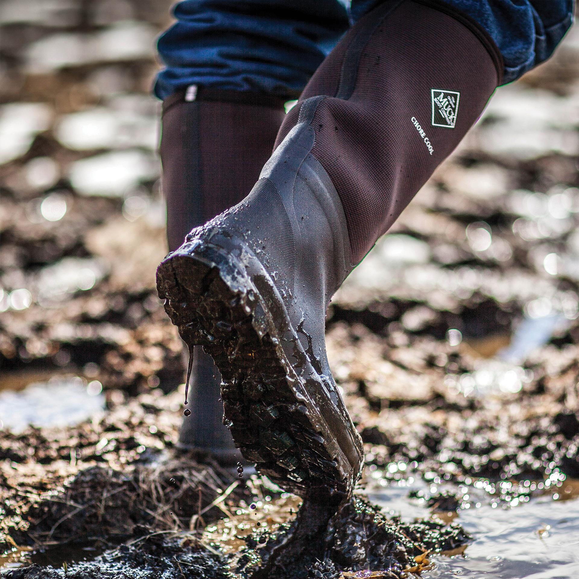 Chaussures de travail Muck pour hommes, modèle Chore Cool Tall, marron, taille M