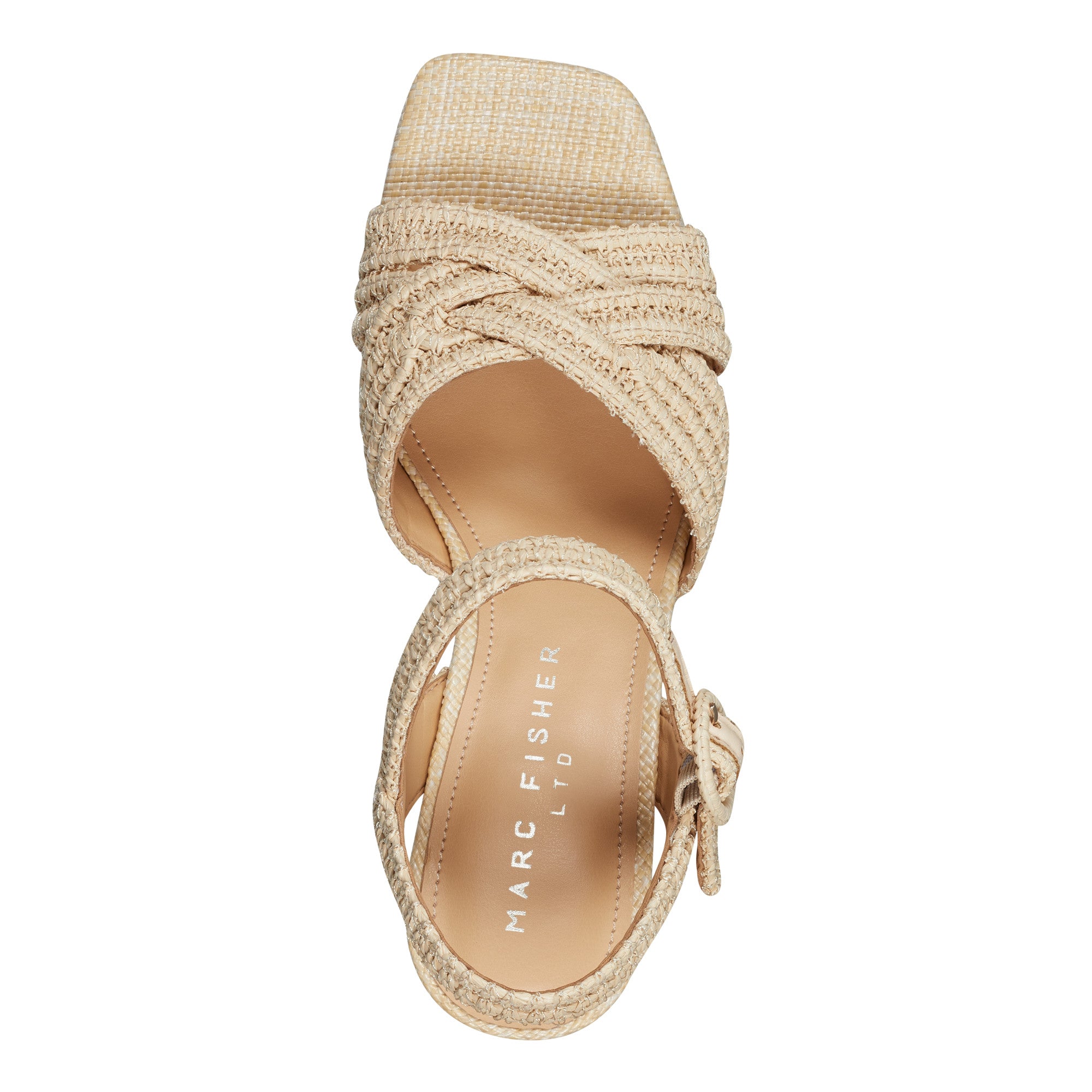 Marc Fisher Ltd Women's Chesse In Natural/Natural/Strip/Nappa M