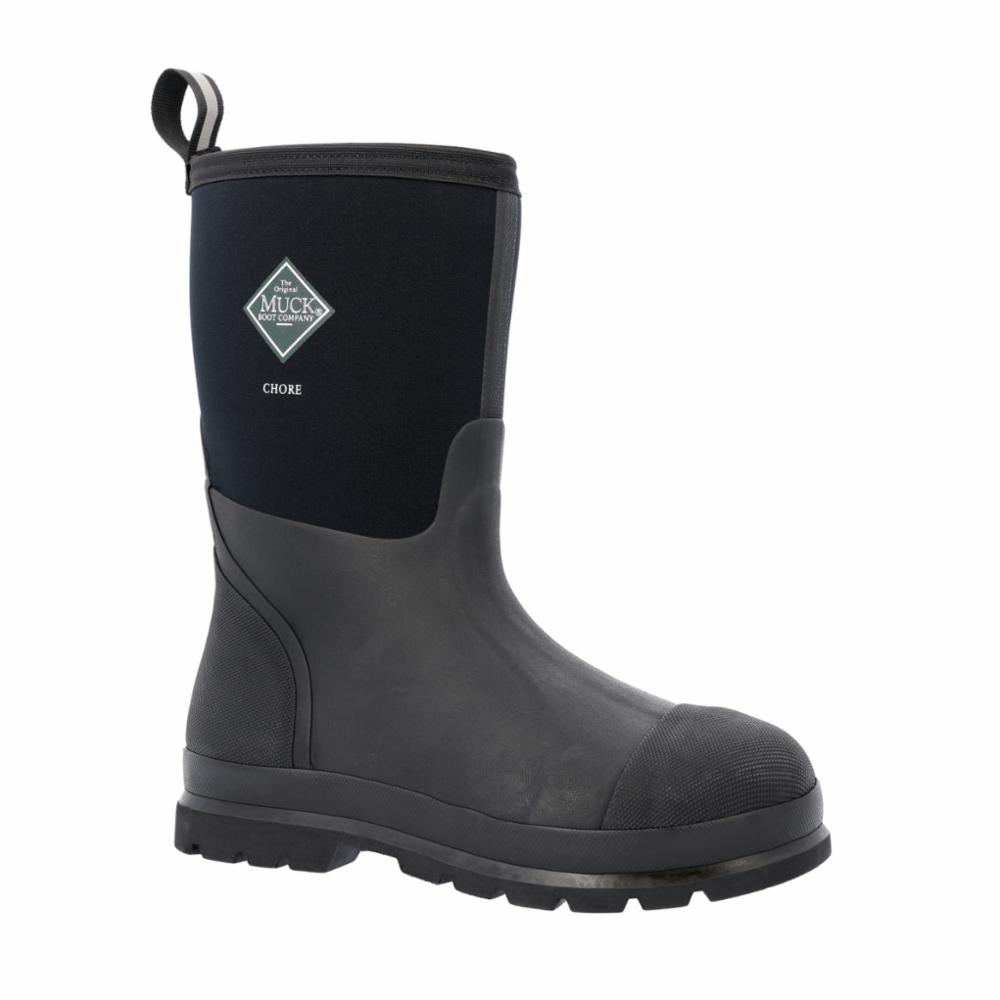 Chaussures de sport pour homme Muck Chore Classic Mid Chore noires, taille M