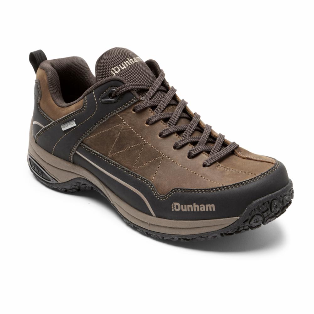 Chaussures à lacets Dunham Cloud Plus marron pour homme, taille 4E