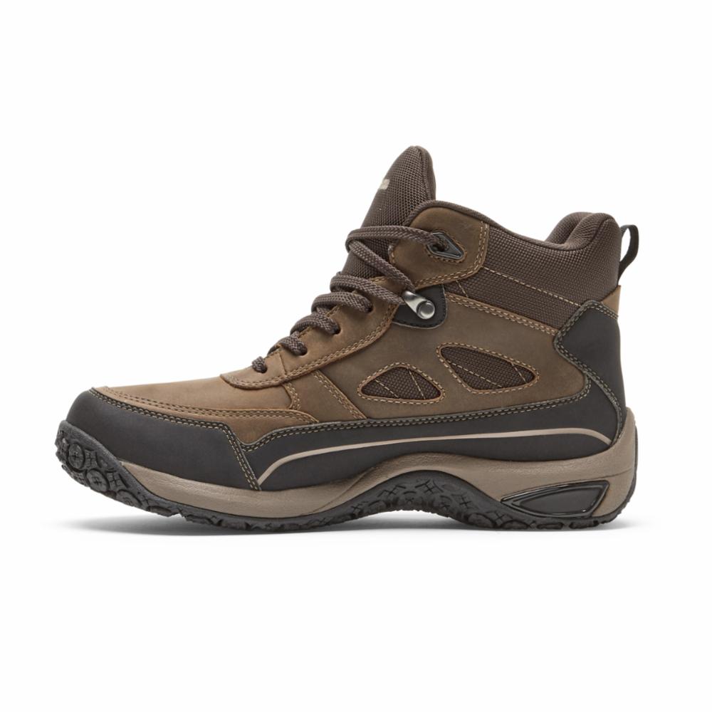 Dunham Men's Cloud Plus Mid Ii In Brown 2E