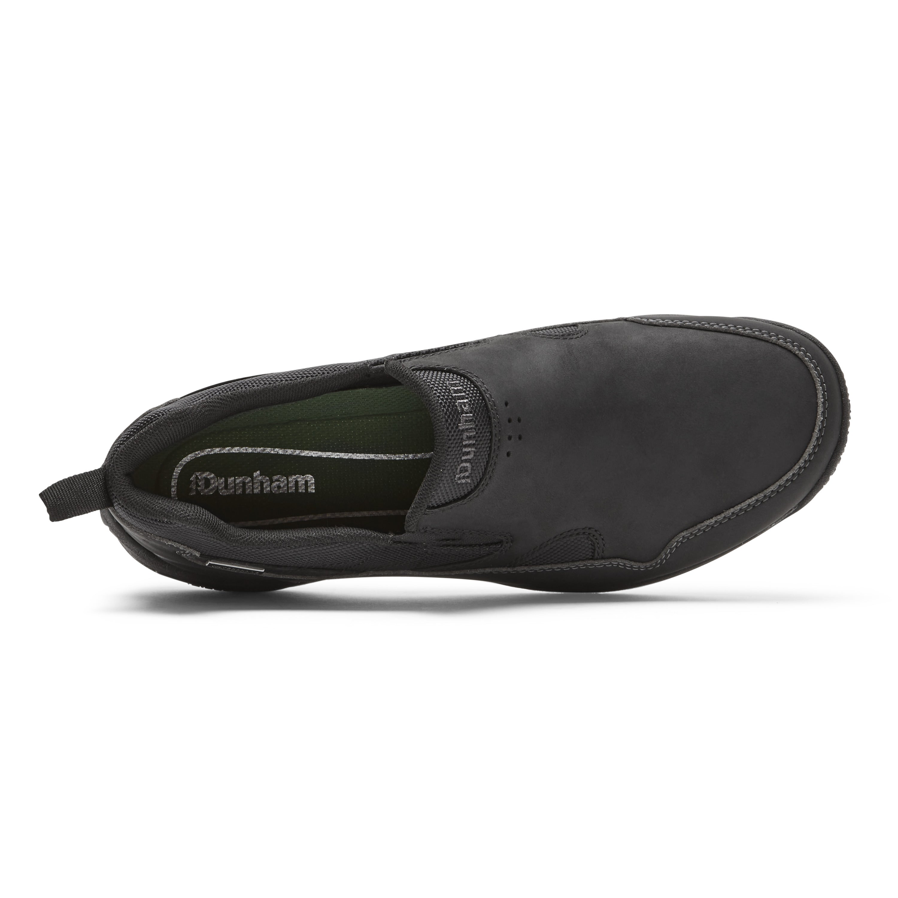 Dunham Men's Cloud Plus Slip On In Black 4E