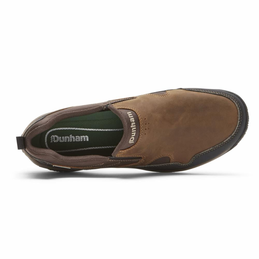 Dunham Men's Ludlow Cloud Plus Slip On Brown 2E
