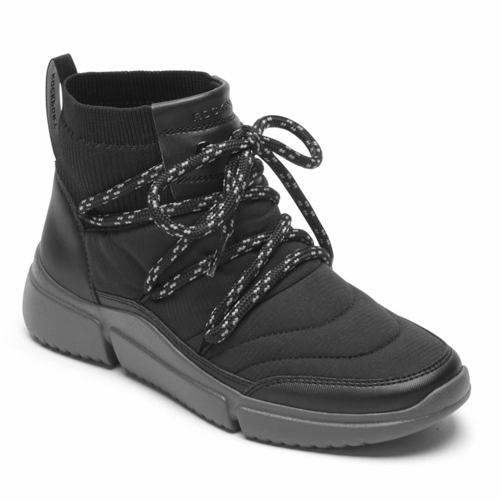 Bottines Rockport R Evolution W Bungee pour femmes, noires, taille M