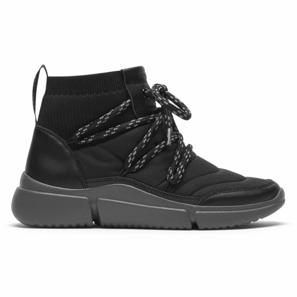 Bottines Rockport R Evolution W Bungee pour femmes, noires, taille M