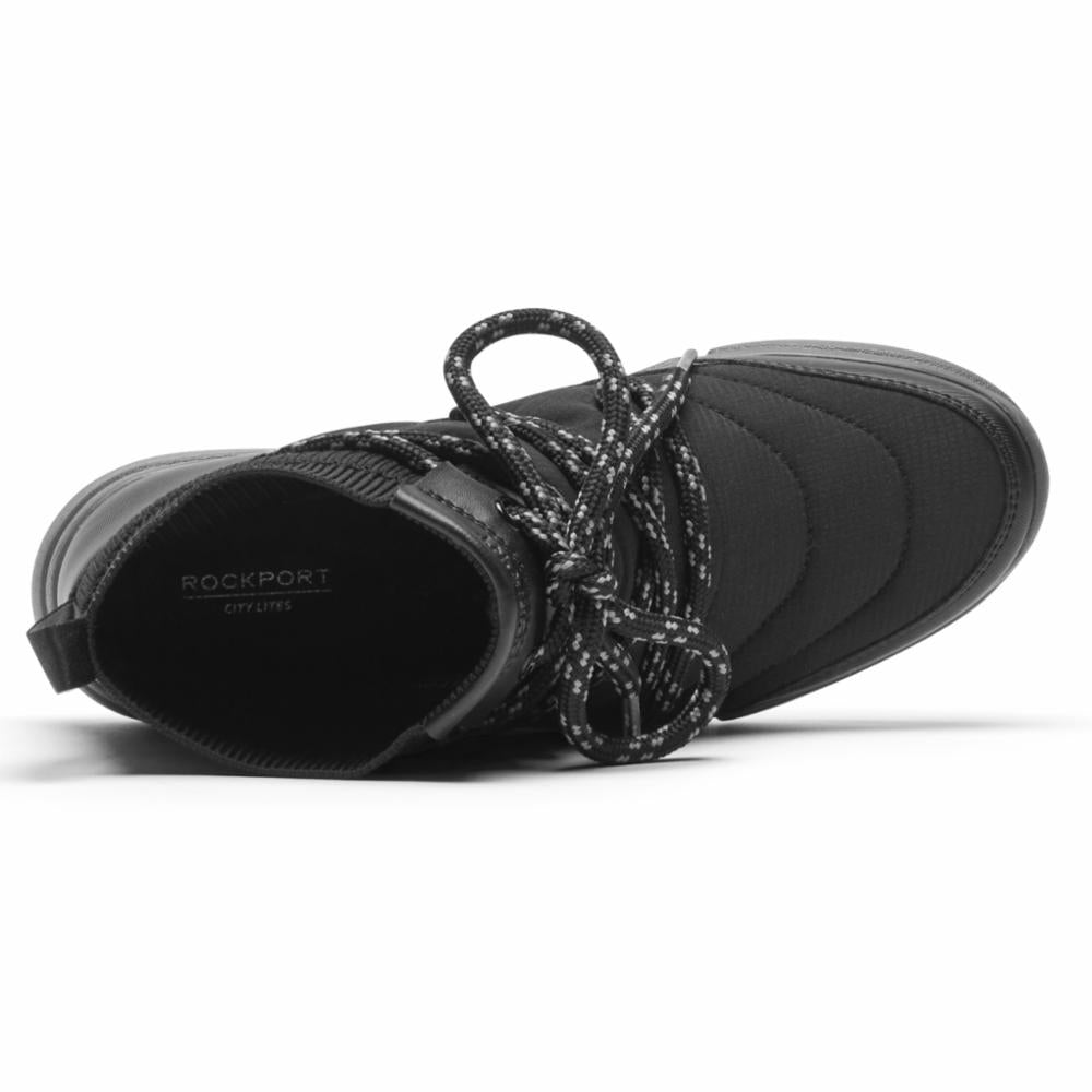 Bottines Rockport R Evolution W Bungee pour femmes, noires, taille M
