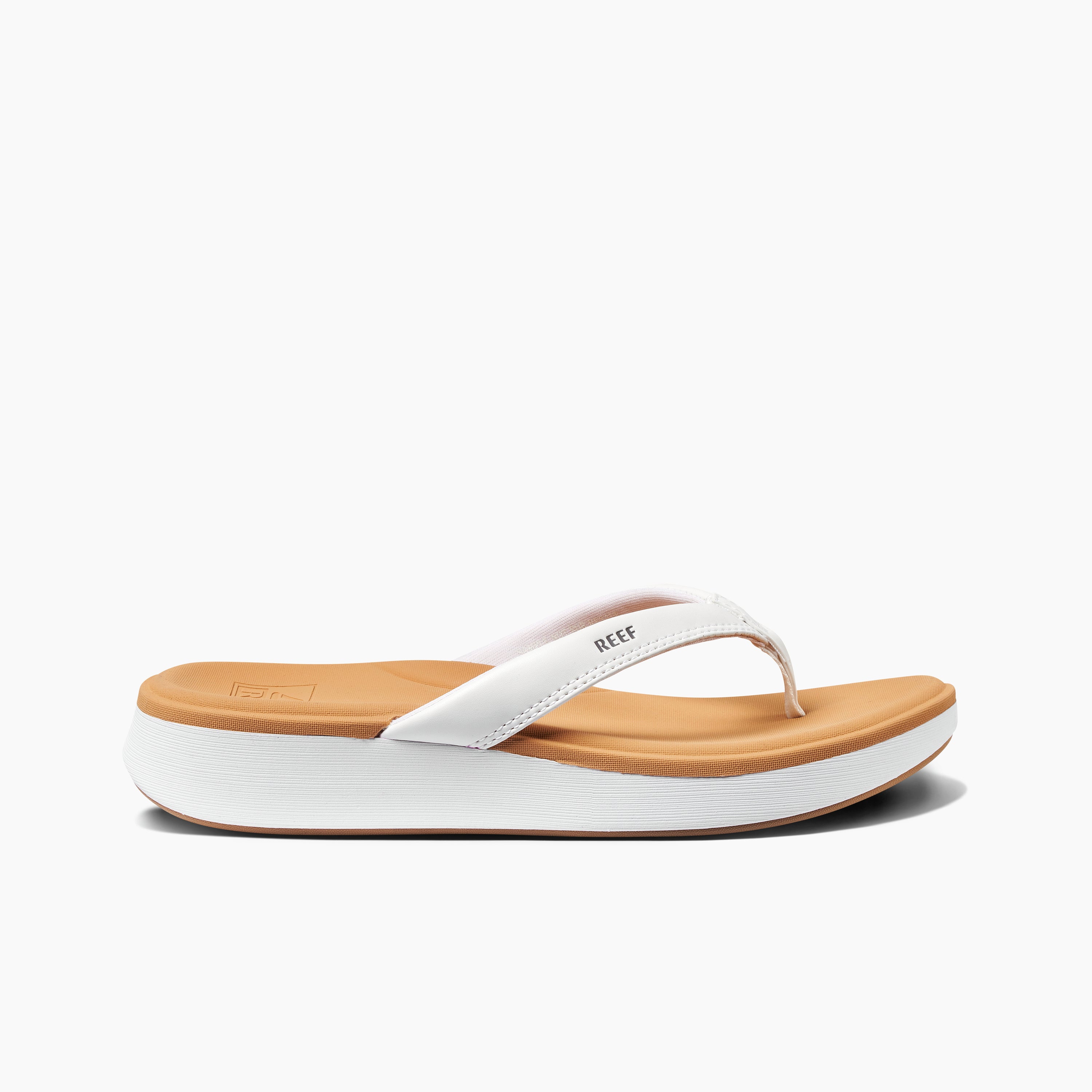 Reef Women's Cushion Cloud In White/Tan M