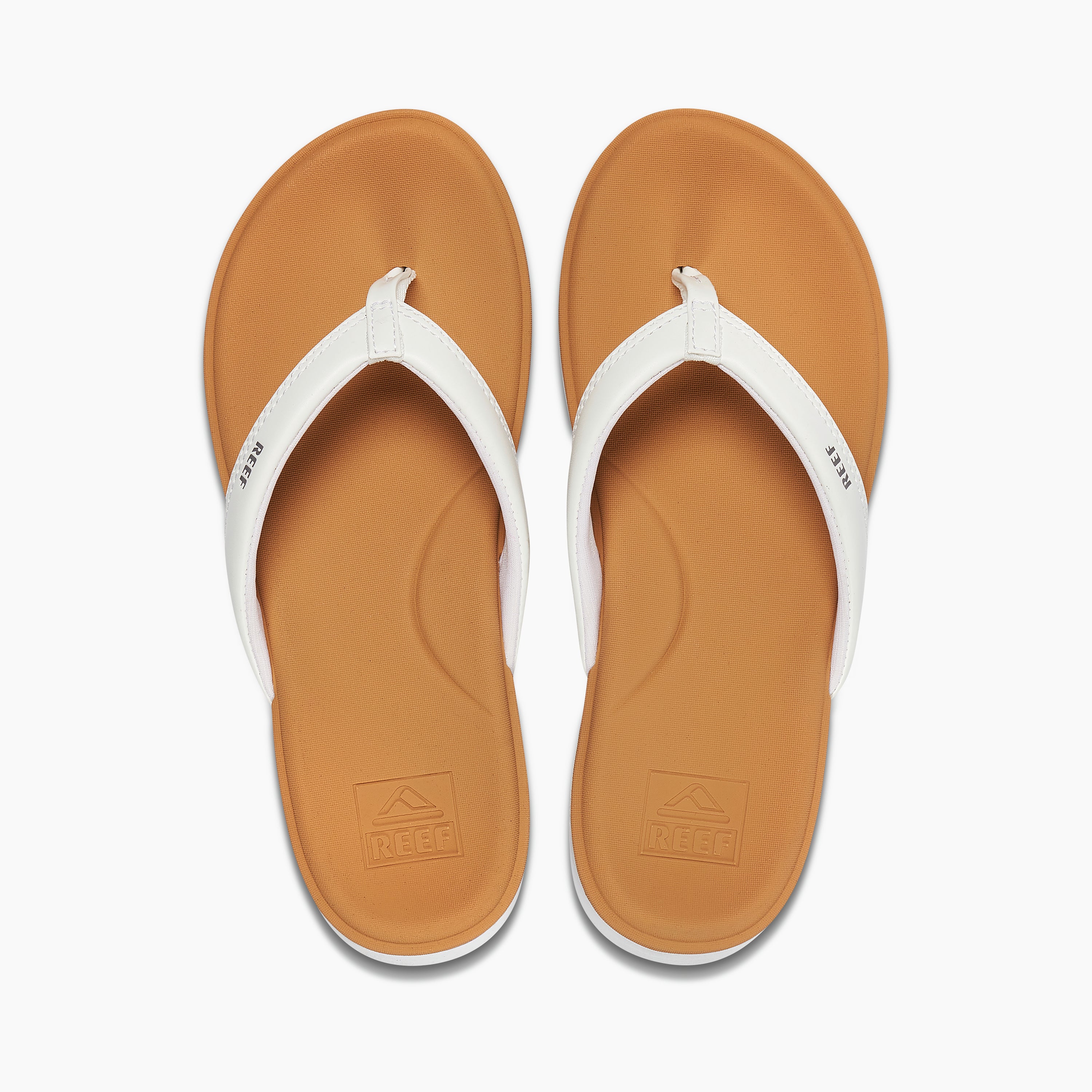 Reef Women's Cushion Cloud In White/Tan M