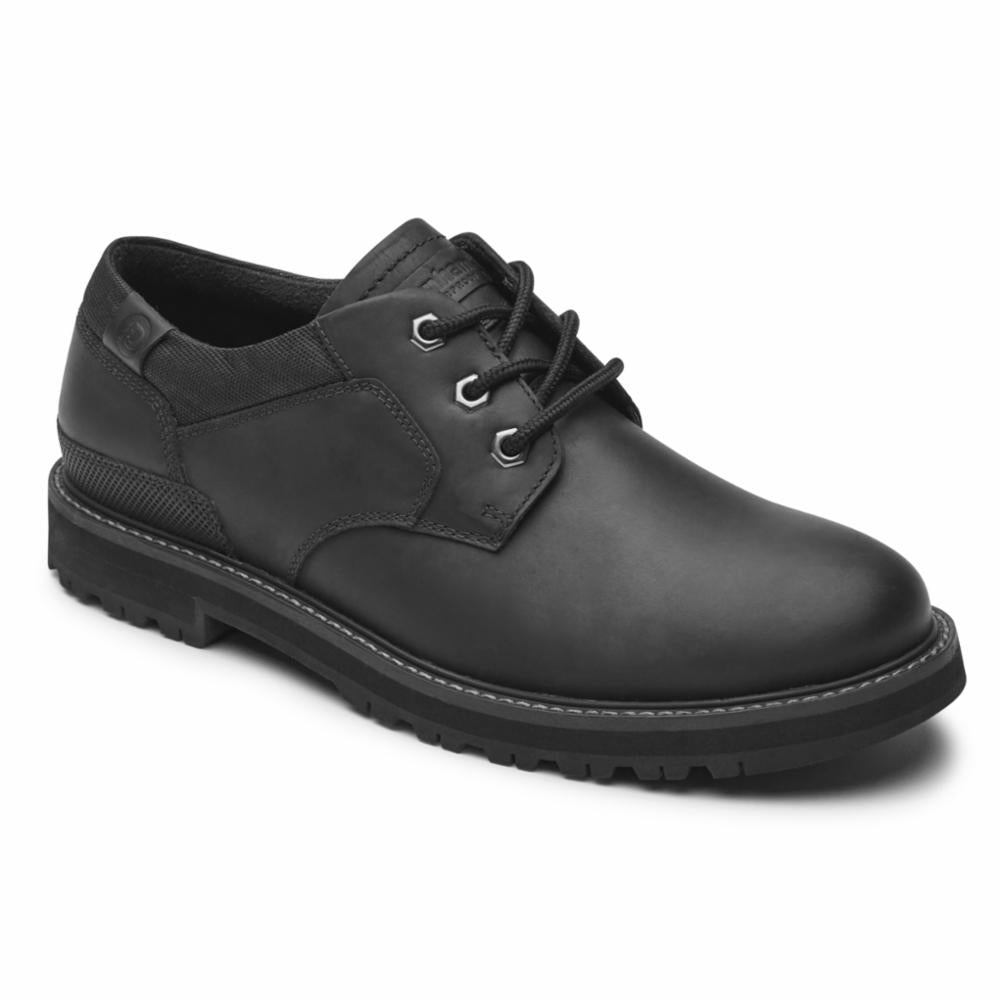 Dunham Men's Plain Toe Ox Plain Toe Byrne Black D
