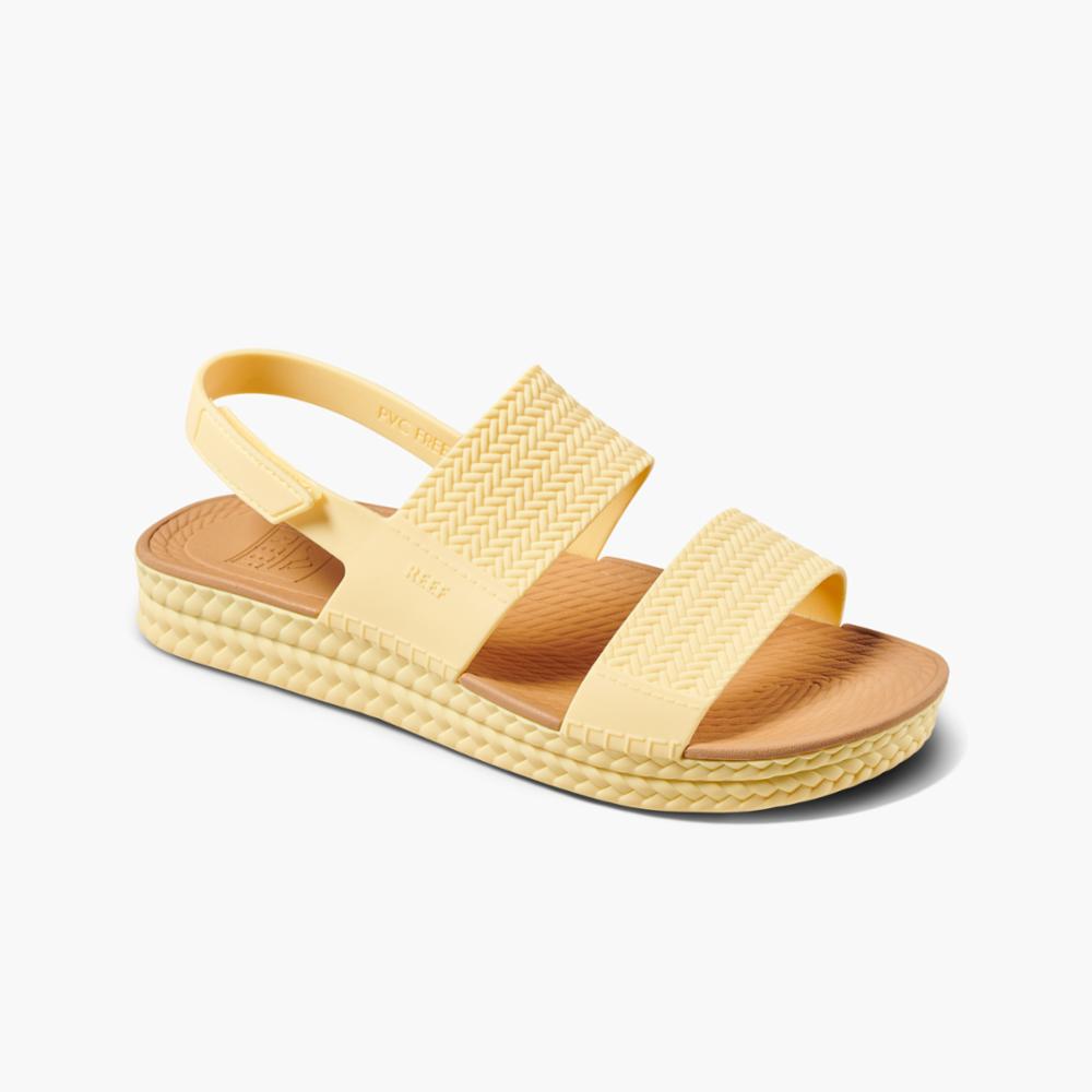 Chaussures Reef Water Vista jaunes pour femmes, taille M