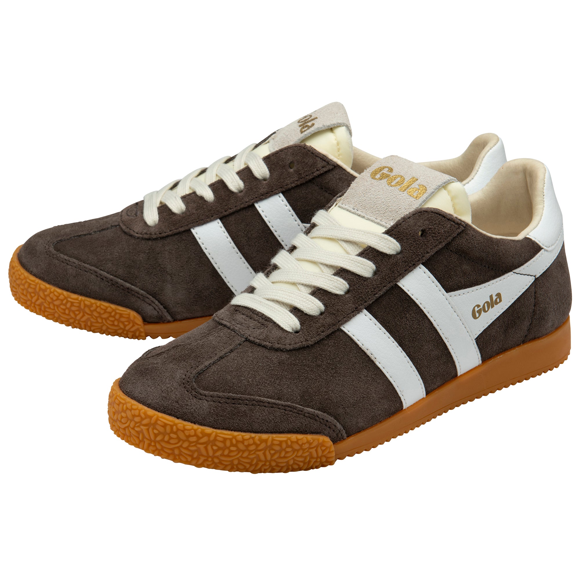 Gola Women's Elan Trainer In Mocha/White M