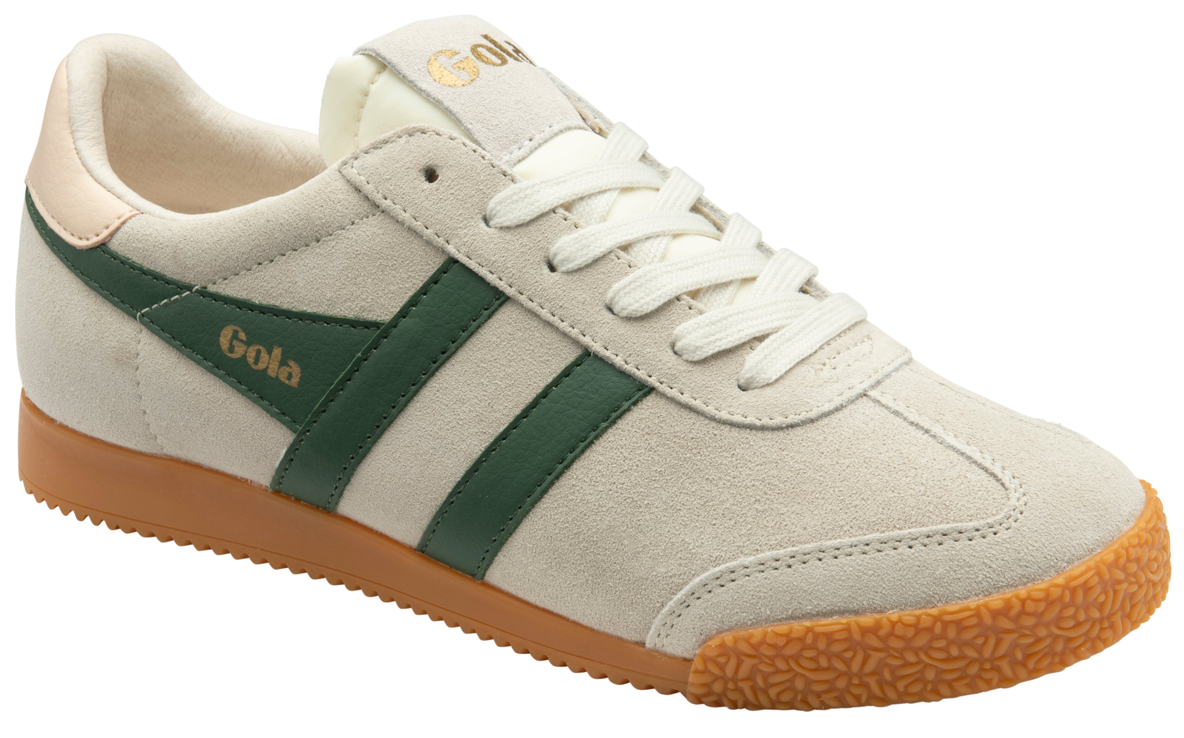Gola Women's Elan Trainer In Wheat/Evergreen/Pearl M