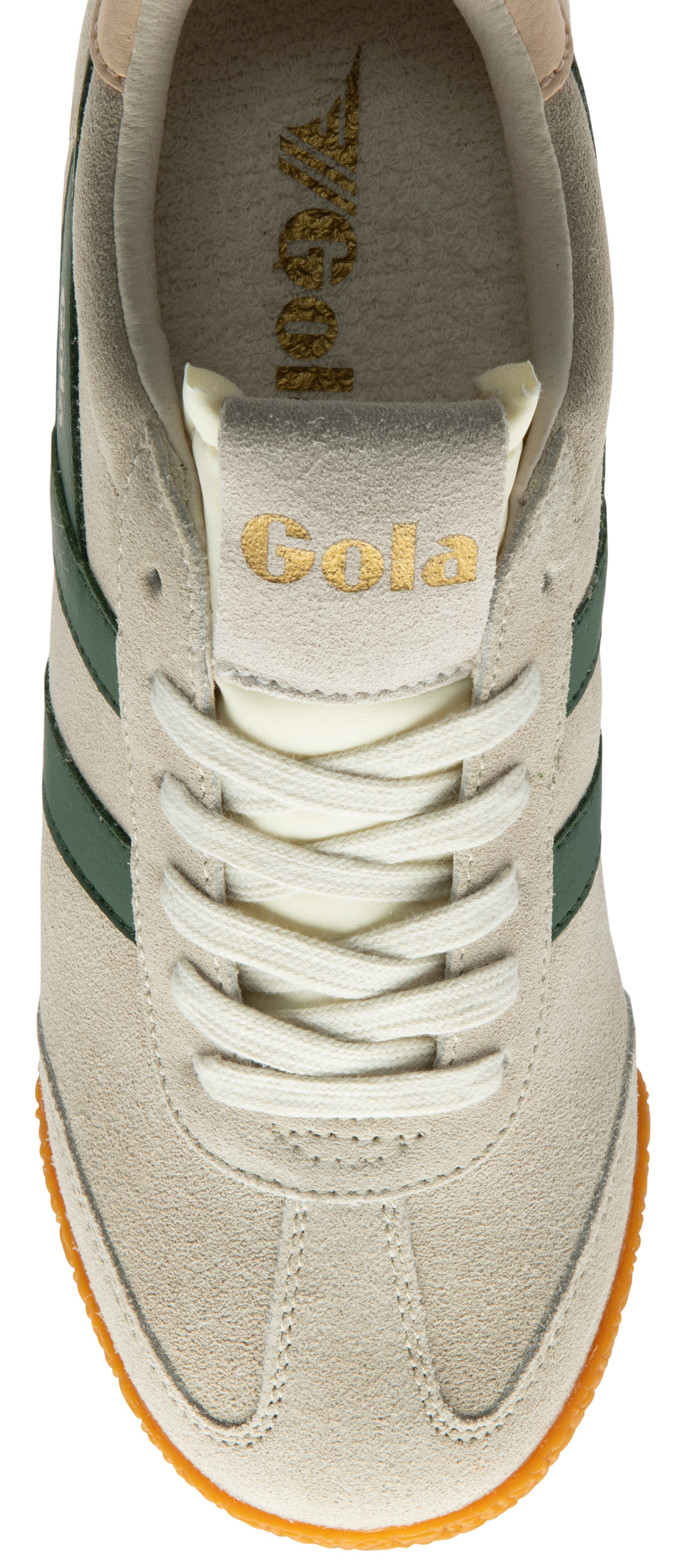 Gola Women's Elan Trainer In Wheat/Evergreen/Pearl M
