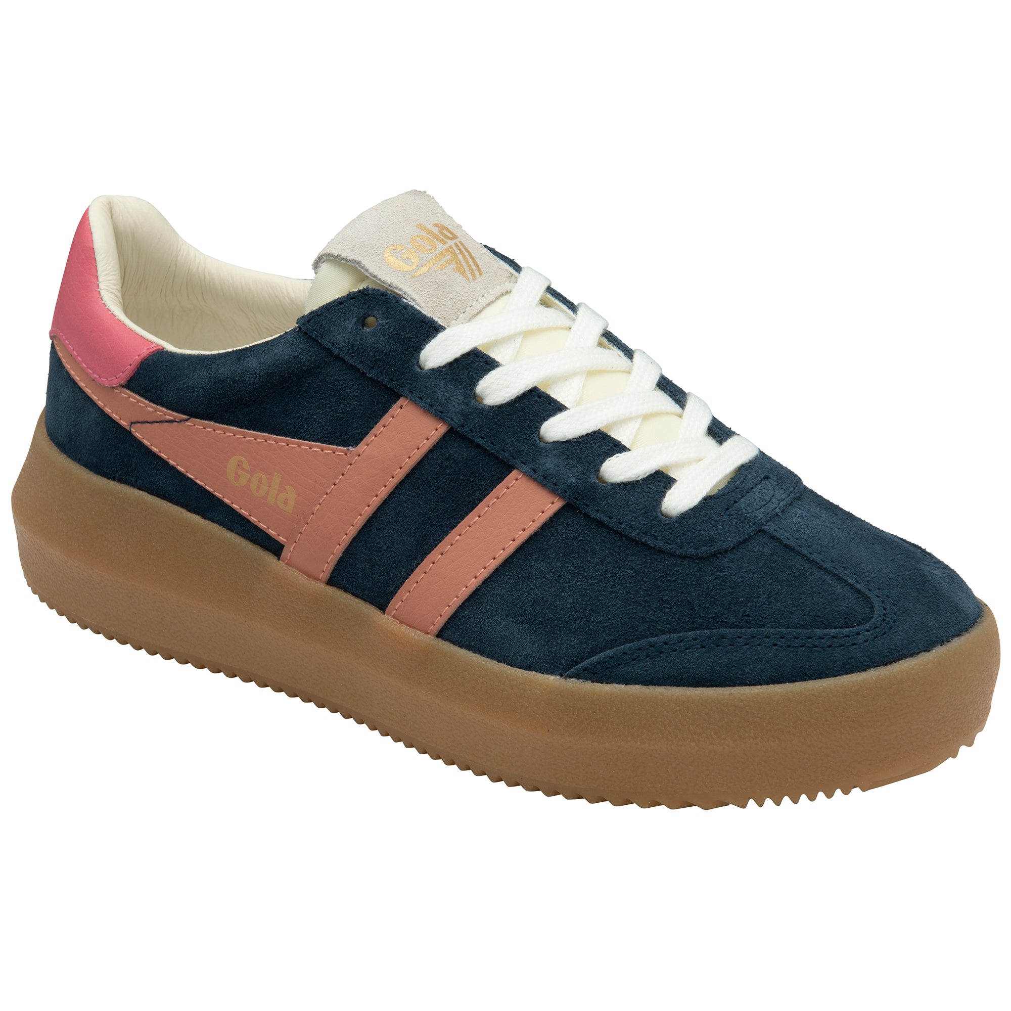 Gola Women's Athena In Navy/Terracota/Bubblegum/Gum M