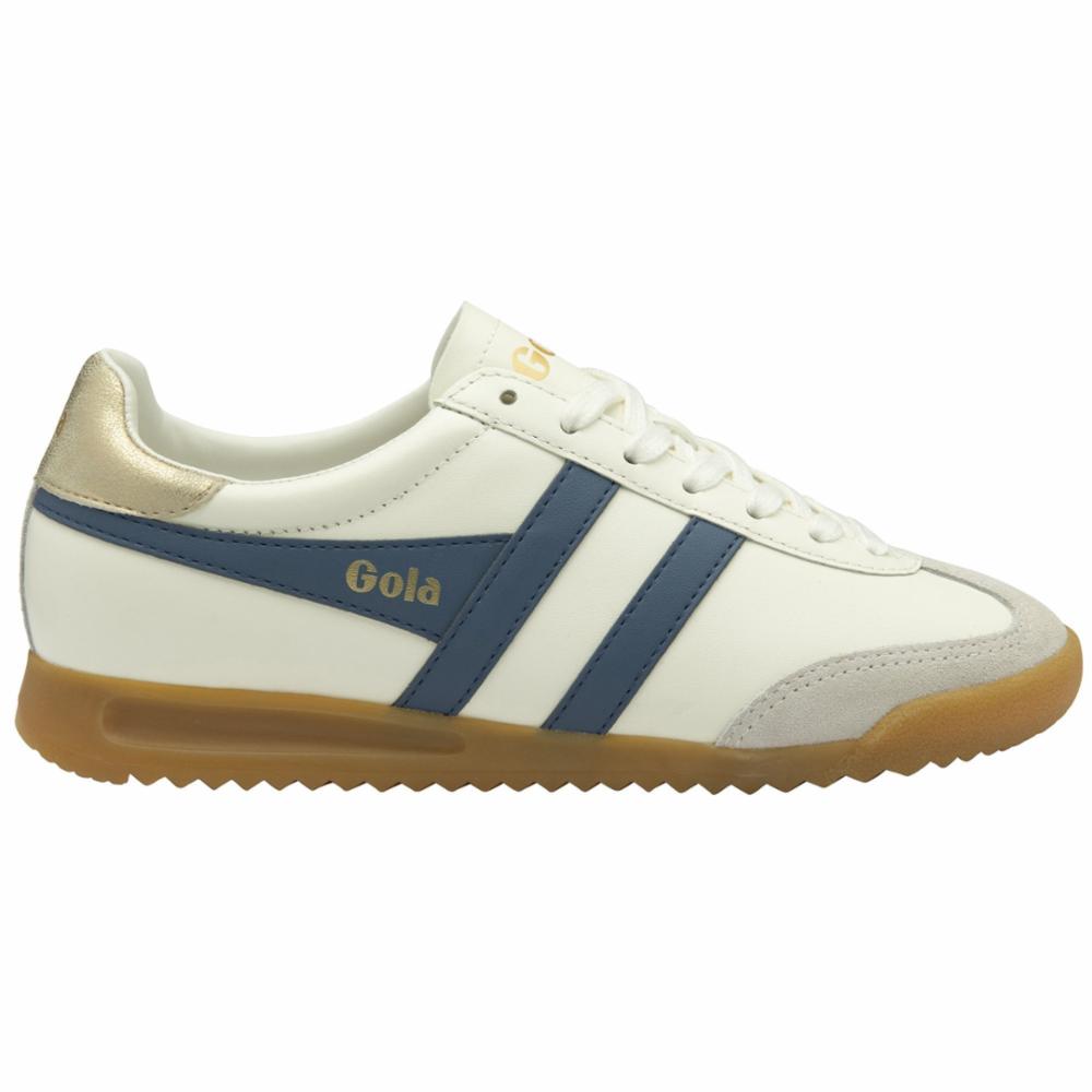 Gola  Women's Torpedo Leather Off White/Moonlight/Gold M