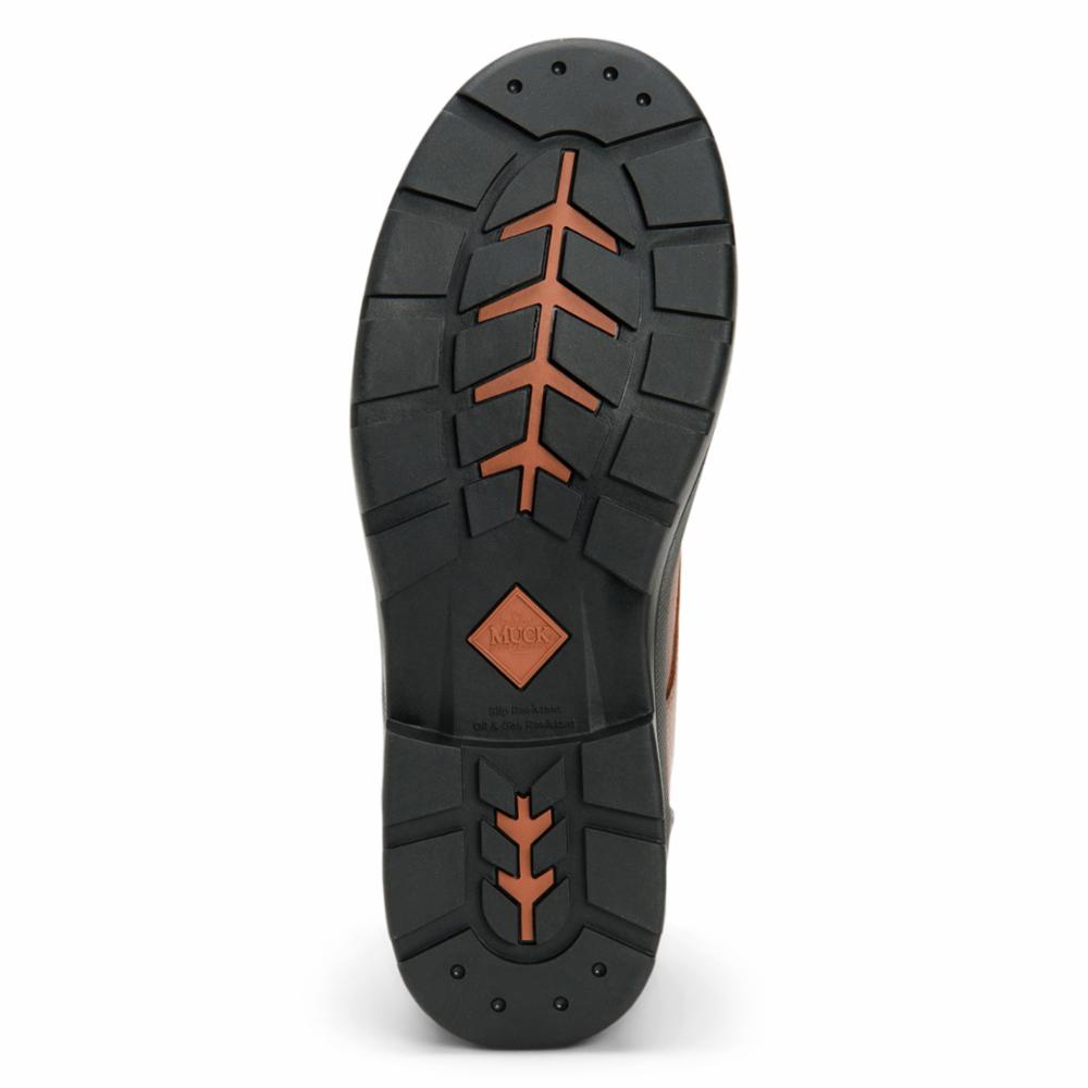 Muck Footwear  Men's Chore Farm Leather Chore Brown W