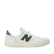 New Balance Men's 500 in NB 103 White with Dark Alpine Green