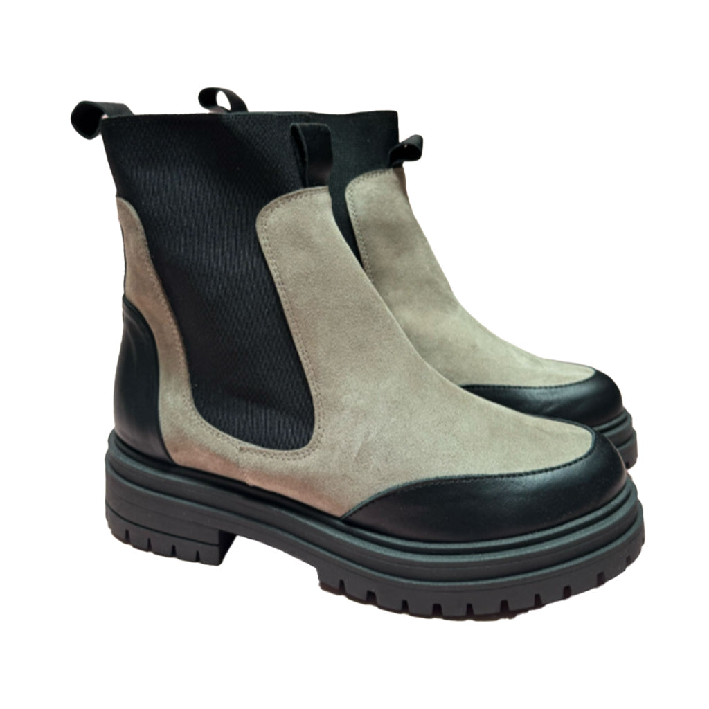 Bottes David Tyler LOU 044 pour femmes, coloris noir/café