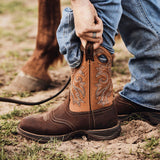 Durango Men's Rebel S 11 In Western Boot Rebel Brown Ee