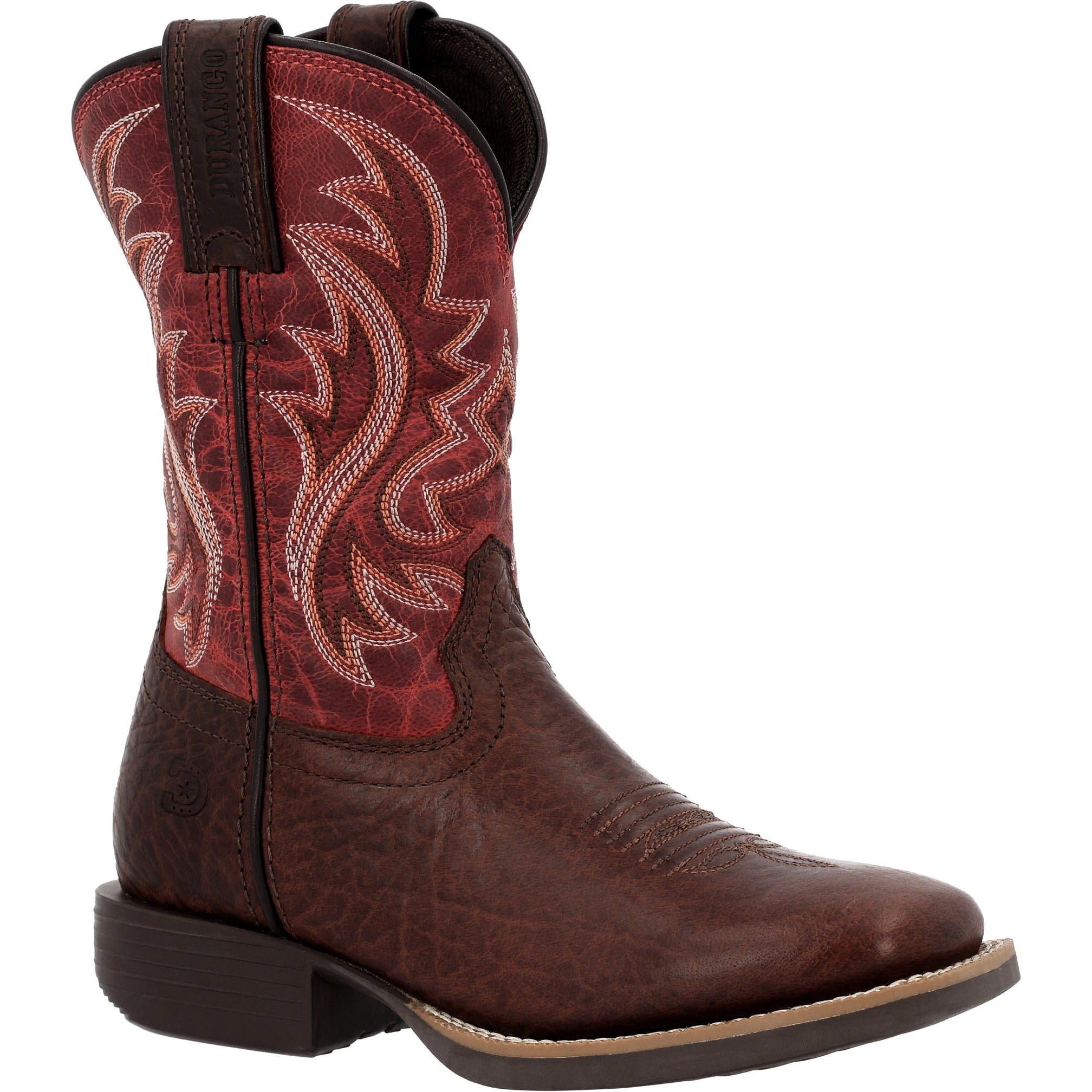 Durango Kids' Shyloh Little Kid 8" Square Toe In Mahogany/Dynamite M