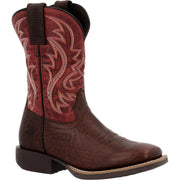 Durango Kids' Shyloh Big Kid 8" Square Toe In Mahogany/Dynamite M