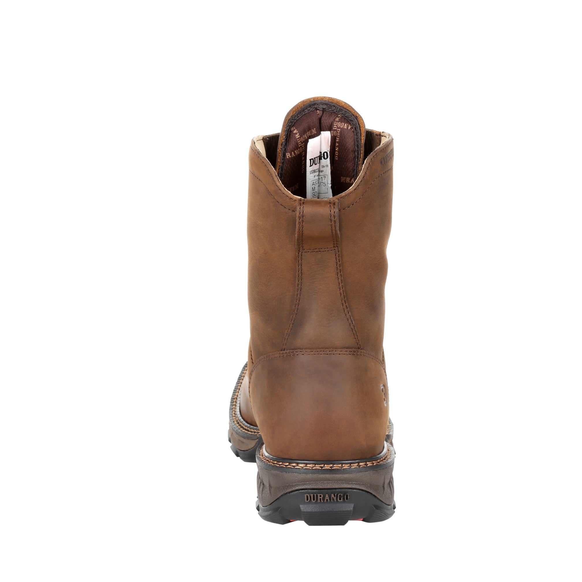 Durango Men's Maverick Xp  8" Sq Toe Lacer Wp In Russet M