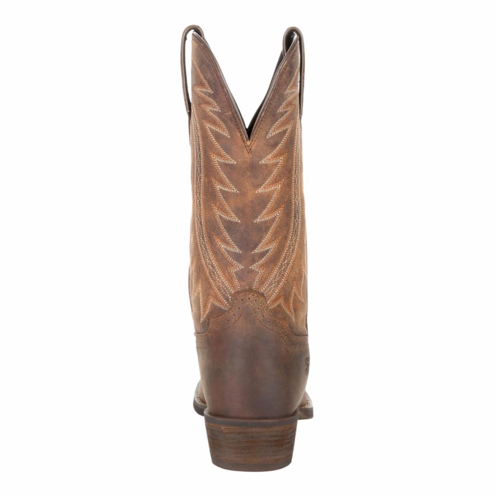 Bottes western Durango Rebel Frontier S 12 pouces pour homme, marron, taille M