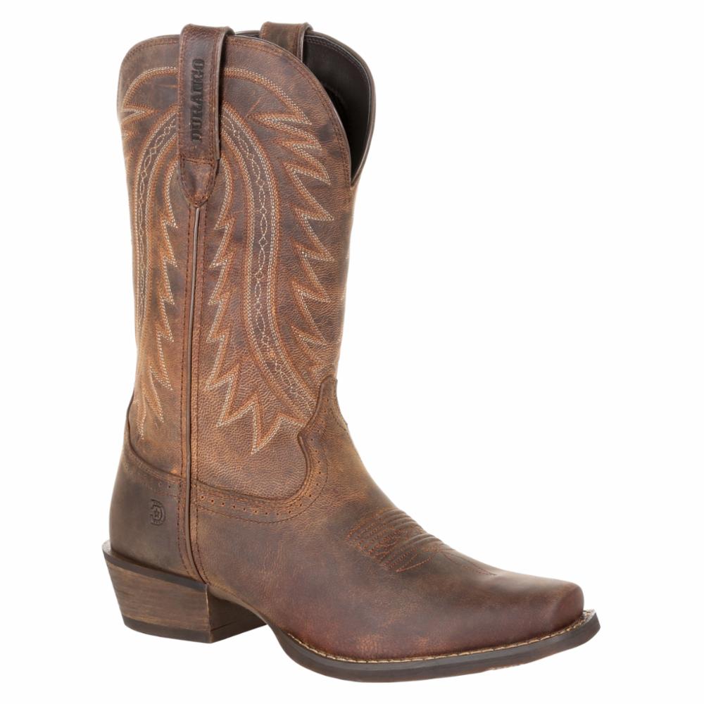 Bottes western Durango Rebel Frontier S 12 pouces pour homme, marron