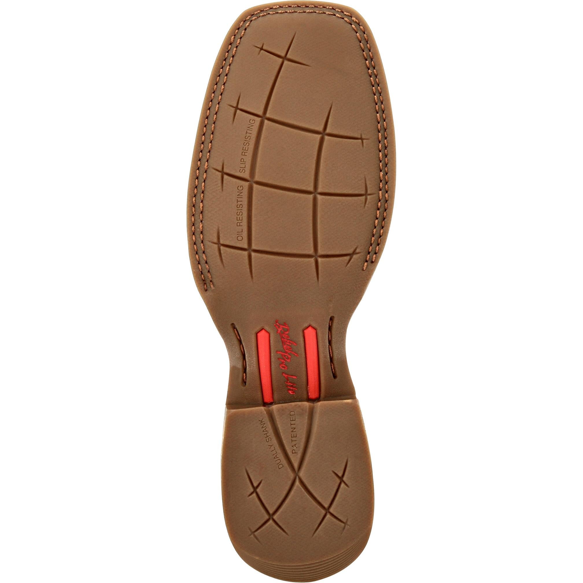 Bottes western Durango Rebel Pro Lite S 12 pouces pour homme, marron, taille M