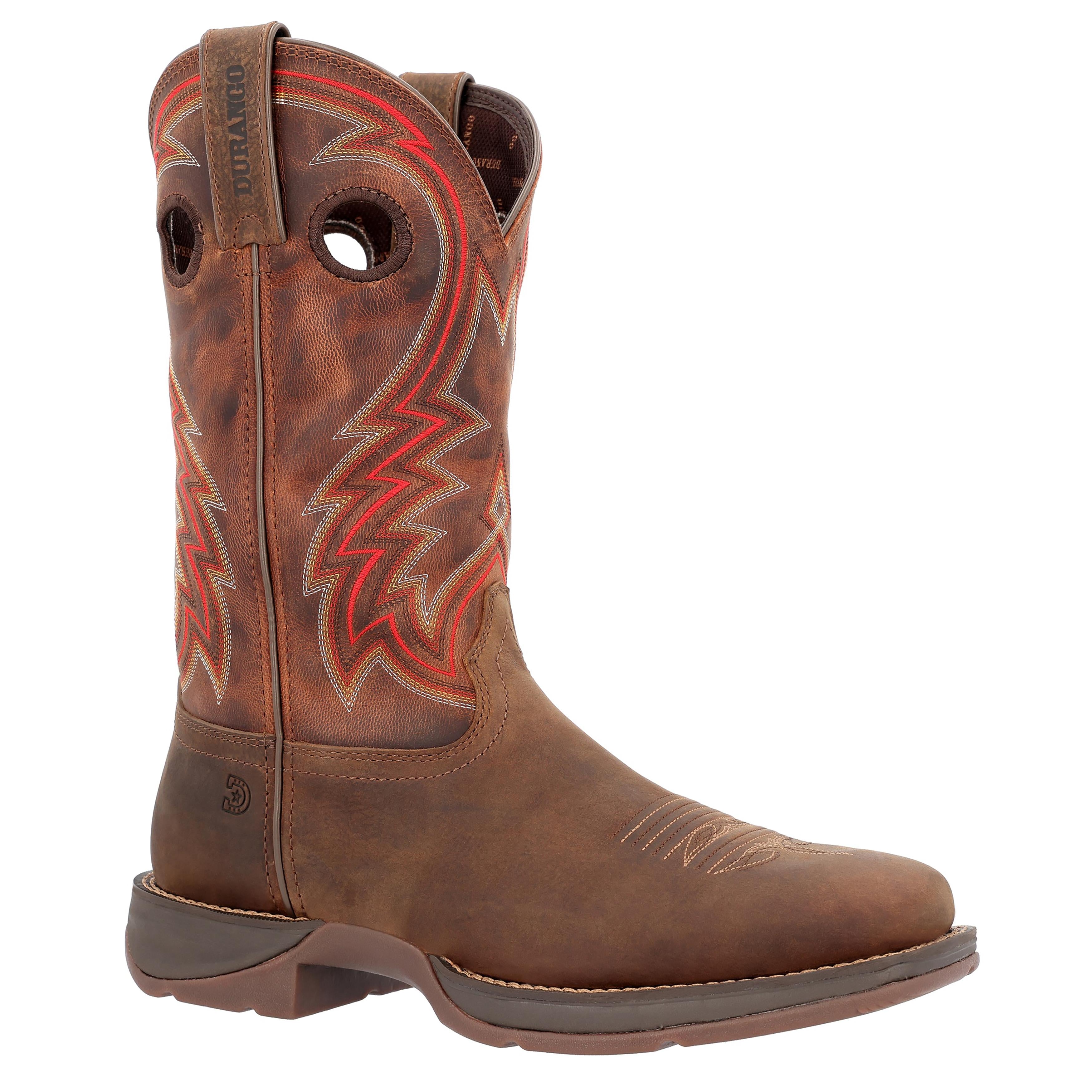 Bottes western Durango Rebel S 12 pouces pour homme, marron Rebel, taille M