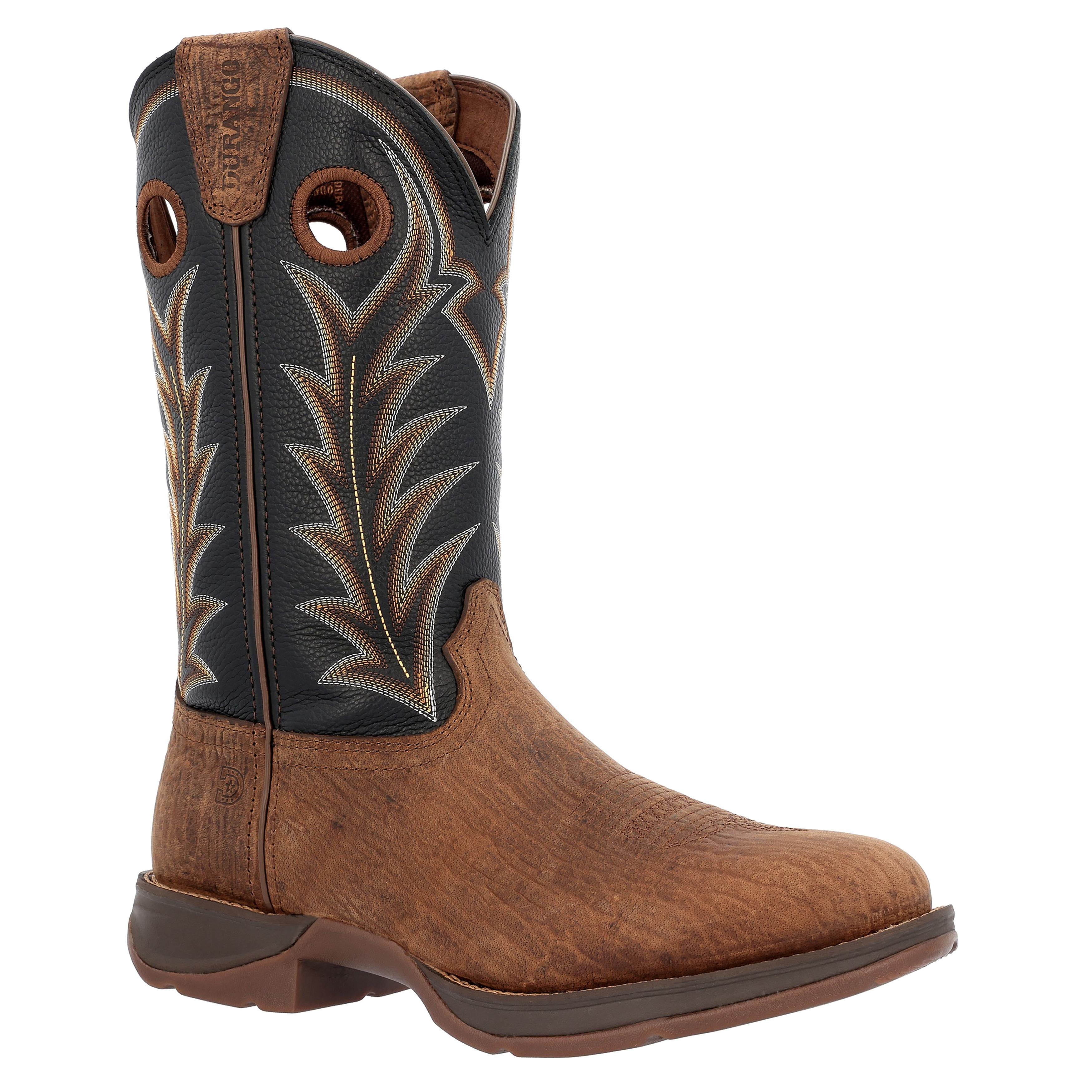 Bottes western Durango Rebel S 12 pouces pour homme, marron Rebel, taille W