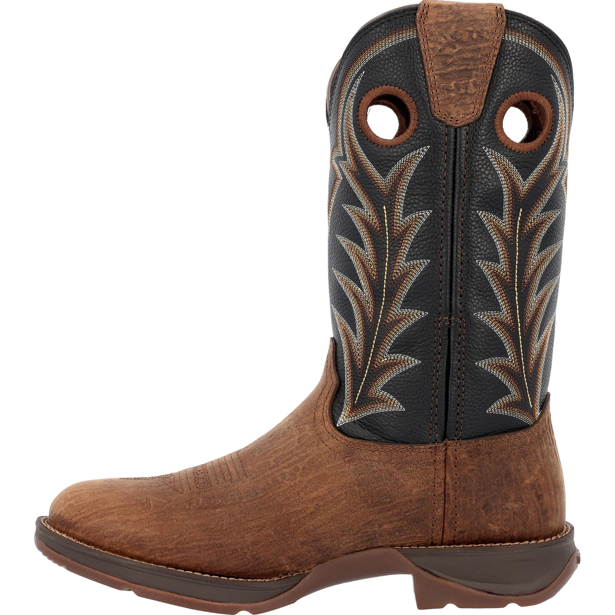 Bottes western Durango Rebel S 12 pouces pour homme, marron Rebel, taille W