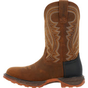 Bottes de travail imperméables Durango Maverick XP S 11 pouces pour hommes, marron.