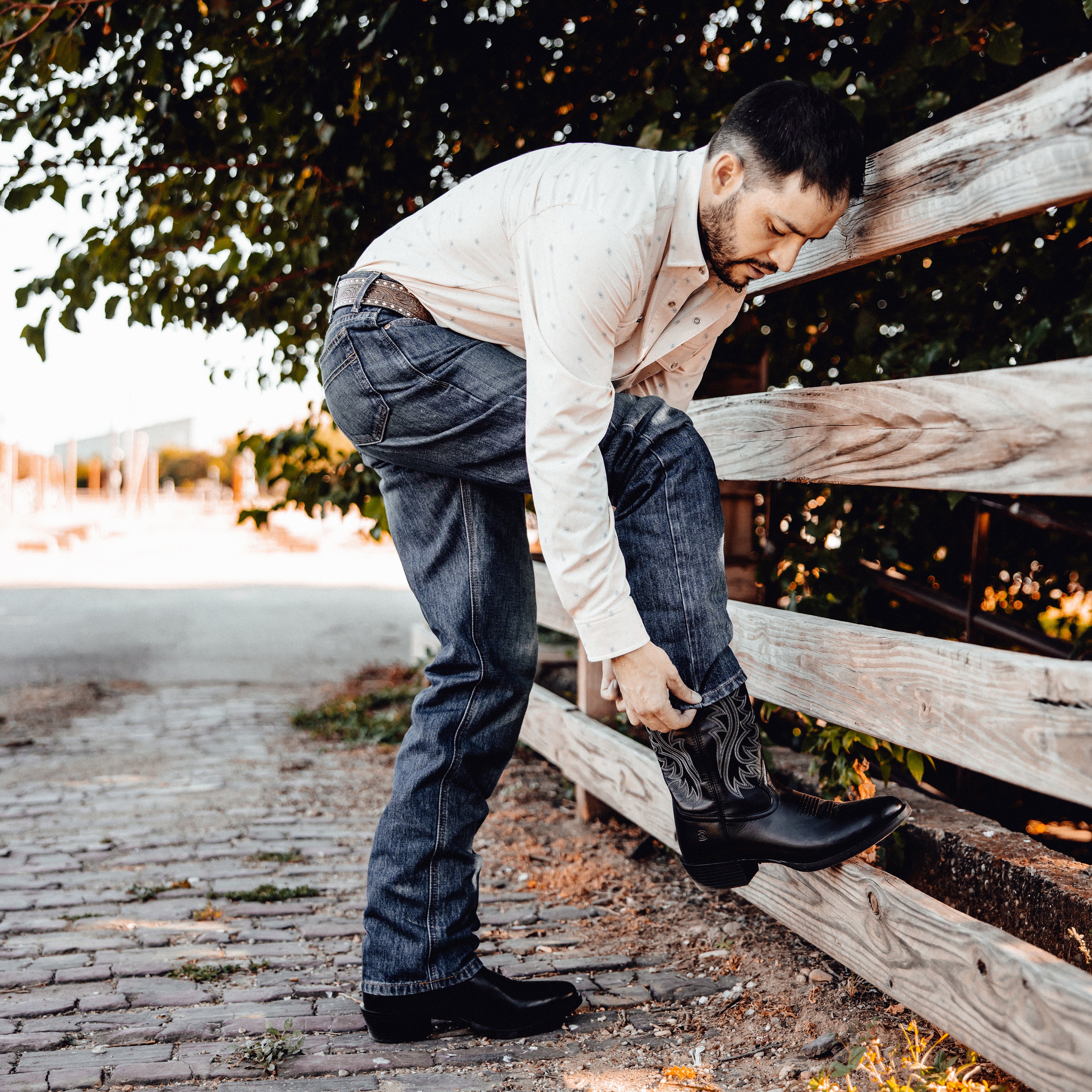 Durango Men's Shyloh  12"  Western Boot In Polished W