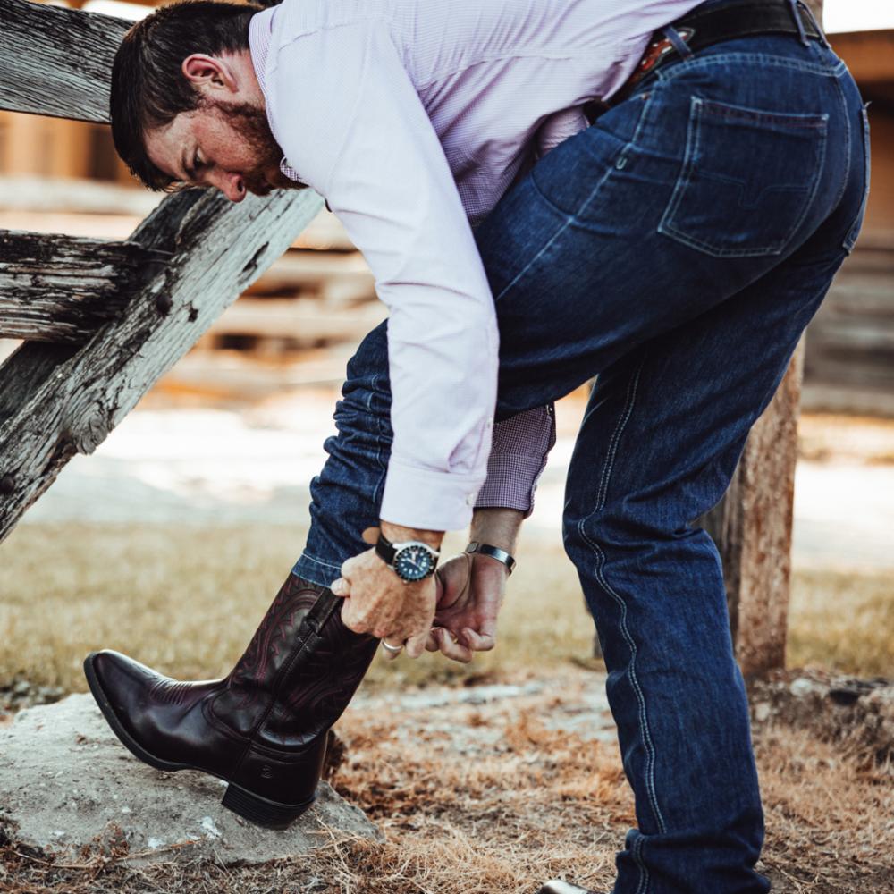 Durango Men's Shyloh S 12 In Western Boot Shyloh Burgundy W