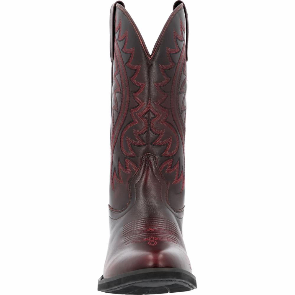 Bottes western Durango Shyloh S 12 pouces pour homme, couleur bordeaux M