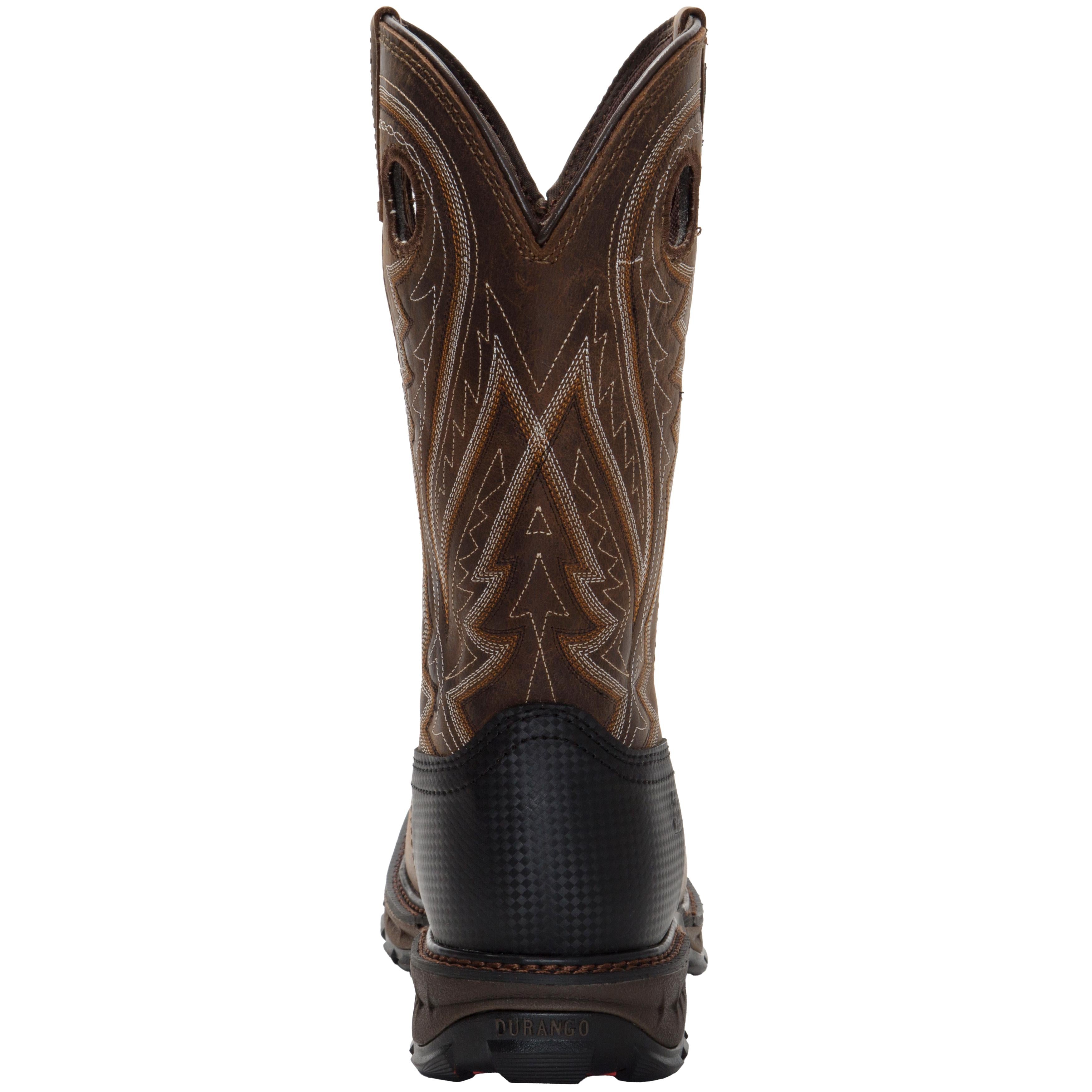 Bottes de sécurité Durango Maverick XP CSA S 11 pouces pour homme, à embout en acier, marron, taille M