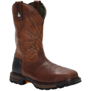Chaussures de protection Durango Maverick XP CSA S 11 pouces pour homme, embout en acier ventilé, marron, W