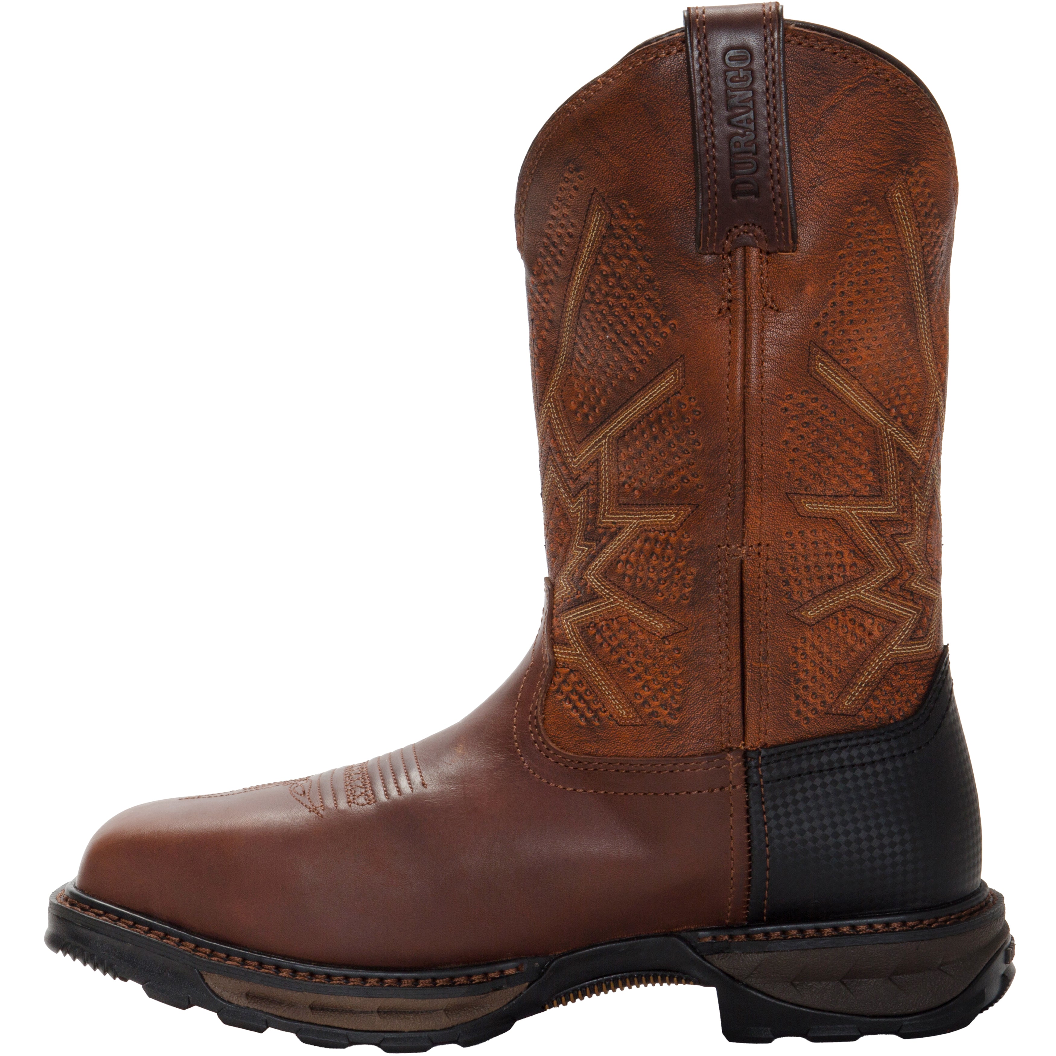 Chaussures de protection Durango Maverick XP CSA S 11 pouces pour homme, embout en acier ventilé, marron, W