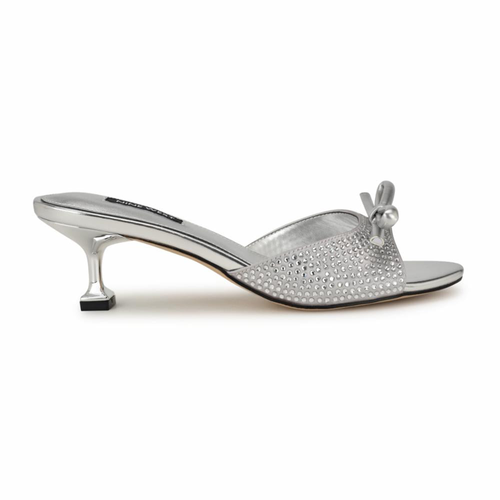 Nine West Delly2 Argent M pour femmes