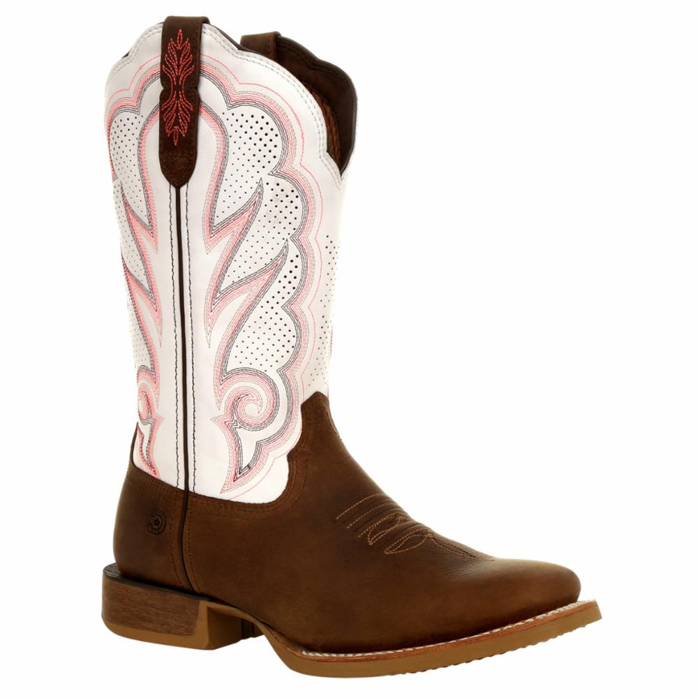 Bottes ventilées Durango Lady Rebel Pro S 12 pouces pour femmes, marron