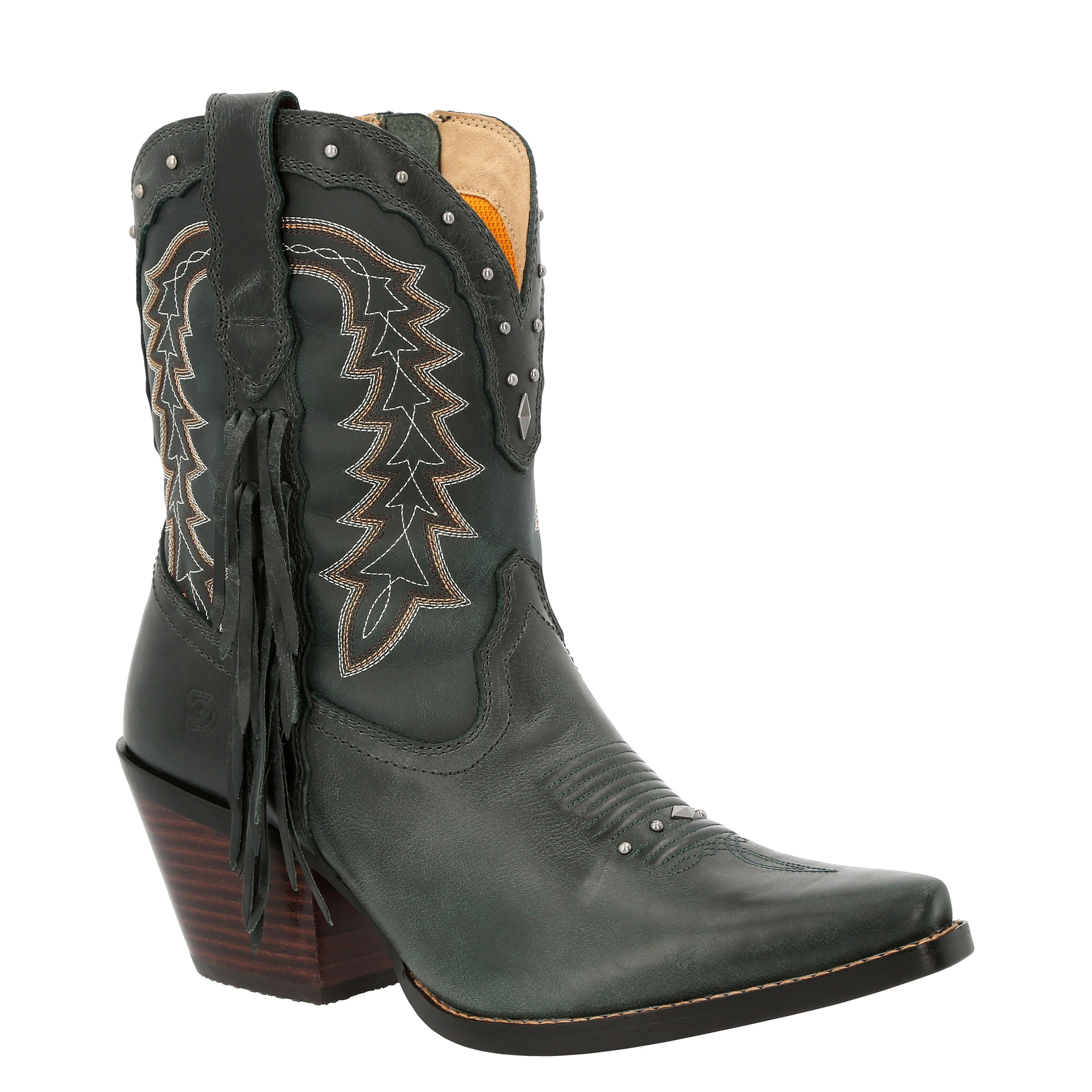 Bottines western Durango Crush S 8 pouces pour femmes, gris chiné, taille M
