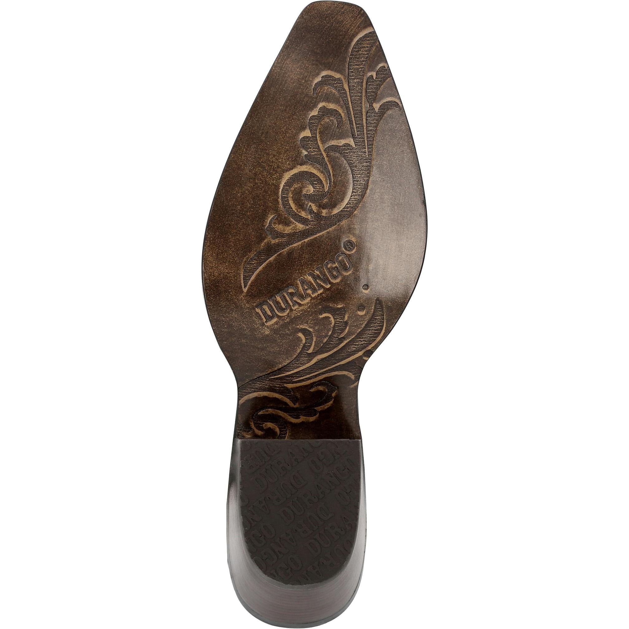 Bottines western Durango Crush S 8 pouces pour femmes, gris chiné, taille M