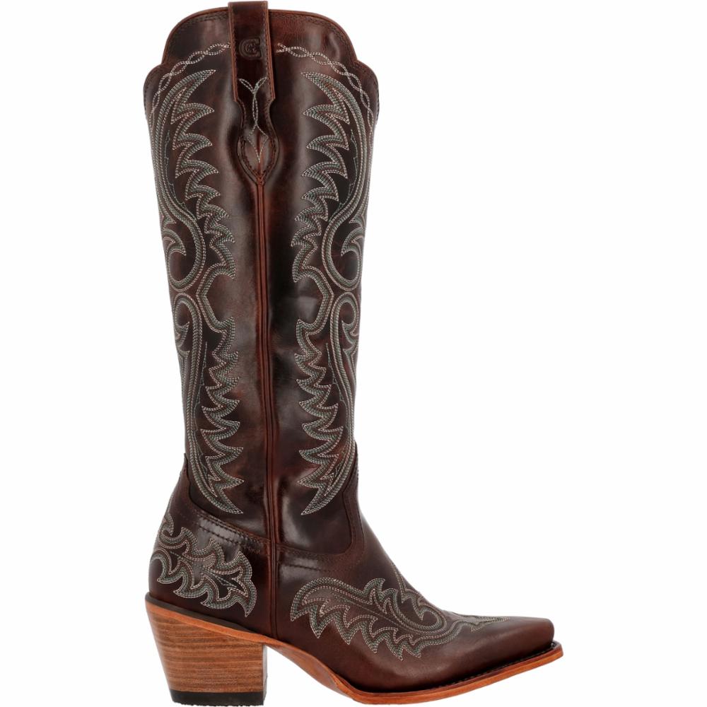 Bottes de style western Durango Crush S 16 pour femmes, marron, taille M